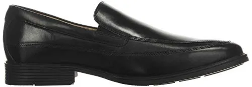Clarks Men's Tilden Free Loafer, Black Leather, 8