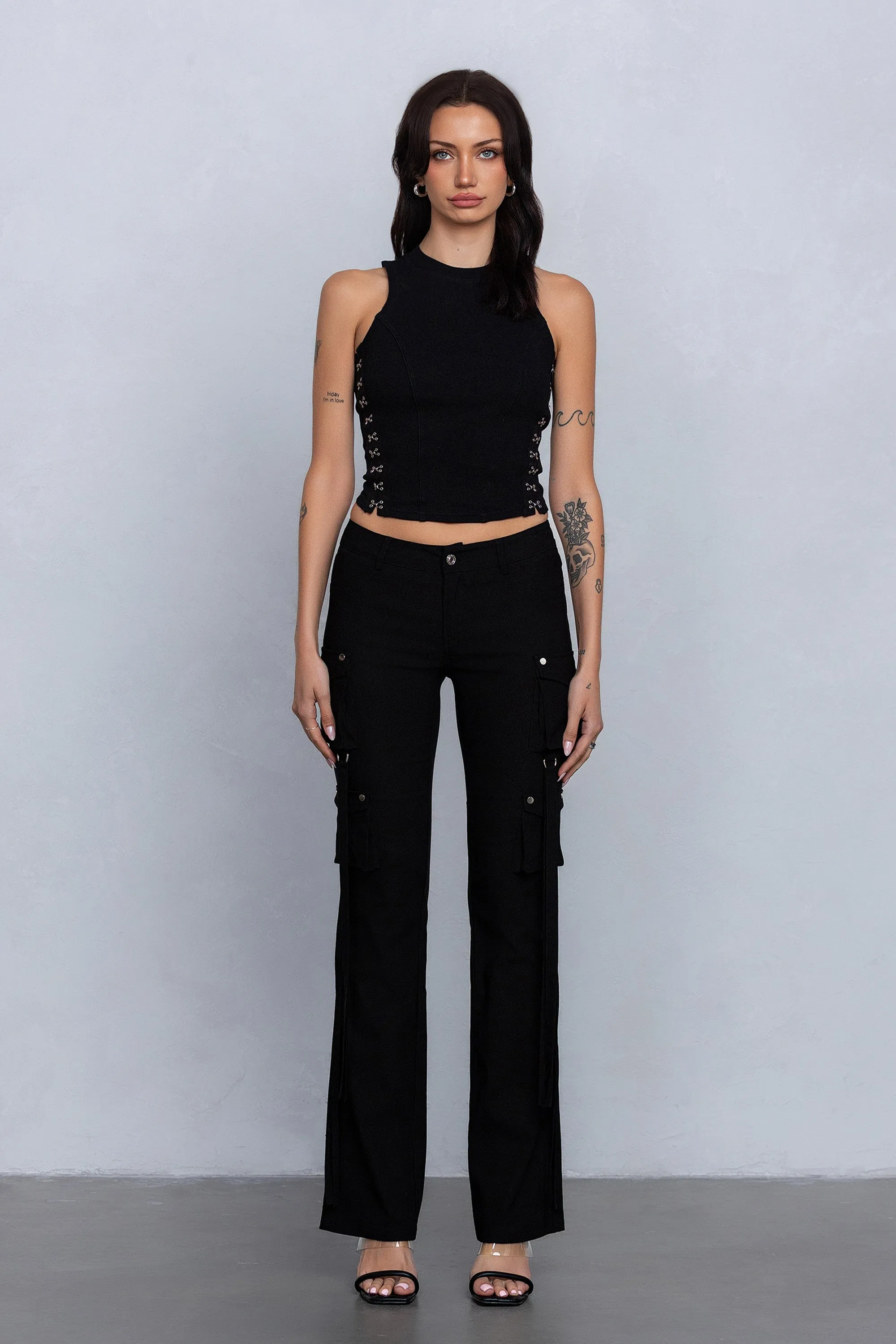 MAVEN CARGO PANTS - BLACK